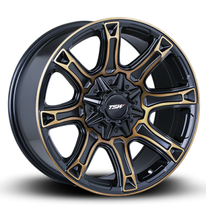 TSW Obsidian Satin Black Machined With Bron